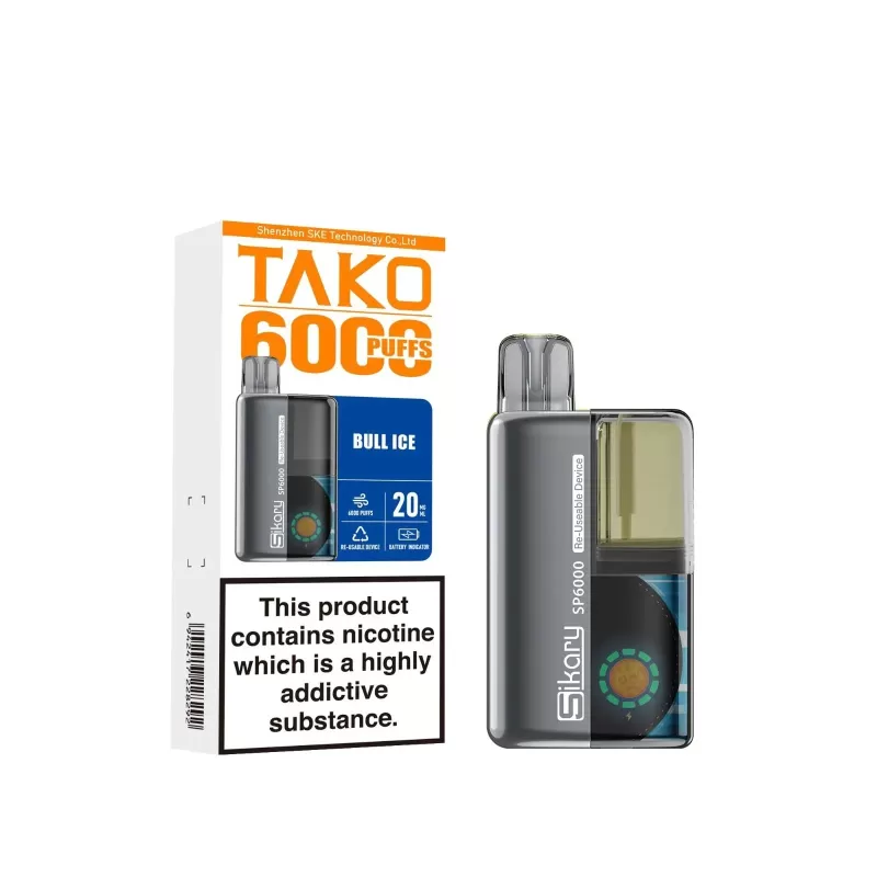 SKE Sikary TAKO SP6000 Prefilled Pod Kit - Lemon Lime - Image 2