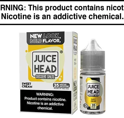 SWEET CREAM BY JUICE HEAD SALTS 30ML - Vapejuice