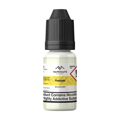 Vapemate Classic Pineapple 10ml - Strength#3mg>6mg>0mg (Discontinued)