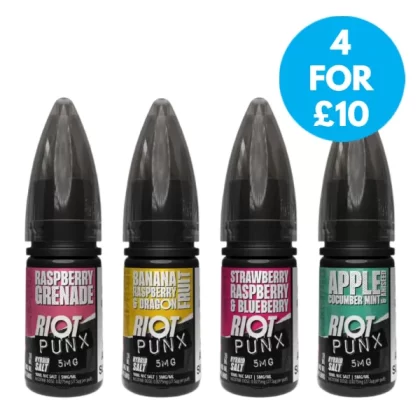 5mg Riot Squad Punx 10ml Nic Salt (50VG/50PG) - Vape Co