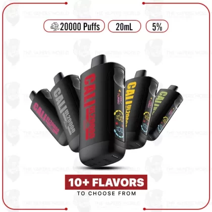 Cali UL20000 Black Series 20K Puff Disposable - Thevapersworld