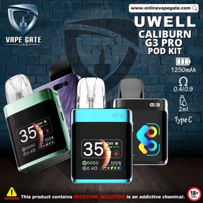 Uwell Caliburn G3 Pro Koko Pod System Kit 1250mAh - Midnight Black