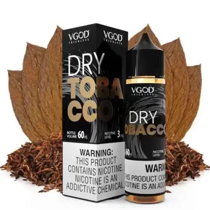 VGOD DRY TOBACCO E-LIQUID 60ML – 3/6/12/18MG - Vapebar Pk