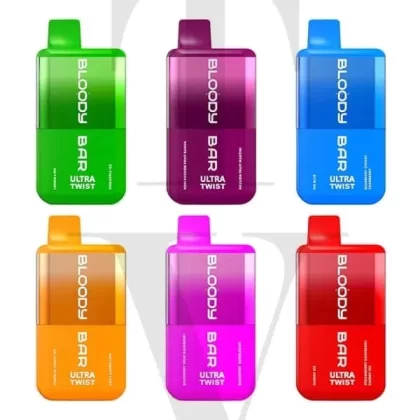 BLOODY BAR ULTRA TWIST 20K VAPE KIT 5 X MULTIPACK