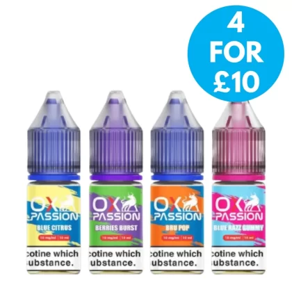 5mg OXVA OX Passion Nic Salts 10ml - Vape Co