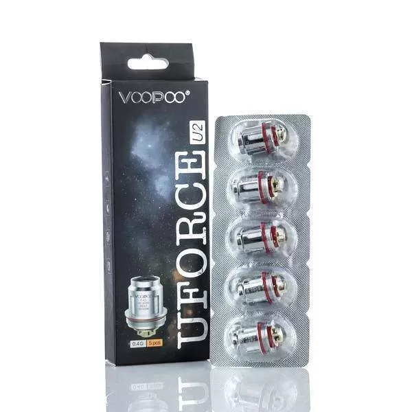 VooPoo UFORCE Replacement Coil Pack - Pack of 5 - 0.15 ohm U6