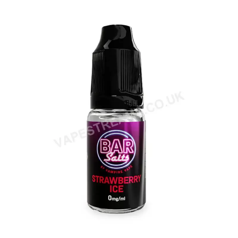 Strawberry Ice Bar Salts Nic Salt E-Liquid by Vampire Vape - Vapestreams Co