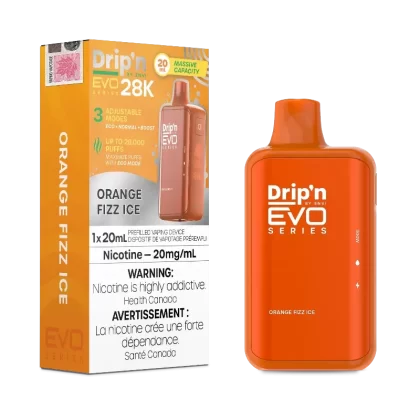 Drip’n EVO 28K Orange Sparkle Ice Disposable Vape