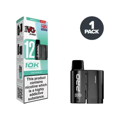Spearmint IVG Pro 12 Refill Pack - Ecigdepot