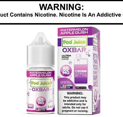 WATERMELON APPLE GUSH BY OXBAR X POD JUICE SALT 30ML - Vapejuice