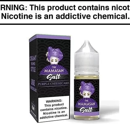 PURPLE CHEESECAKE BY THE MAMASAN SALTS 30ML - Vapejuice
