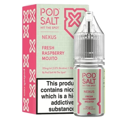Fresh Raspberry Mojito Nexus Pod Salt Nic Salt E-liquid - 10mg