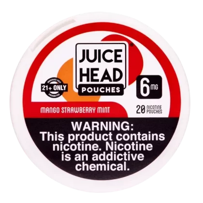 Mango Strawberry Mint Juice Head Pouches - Consumer; Vape Product, Vape Product; 5 Pack, Single