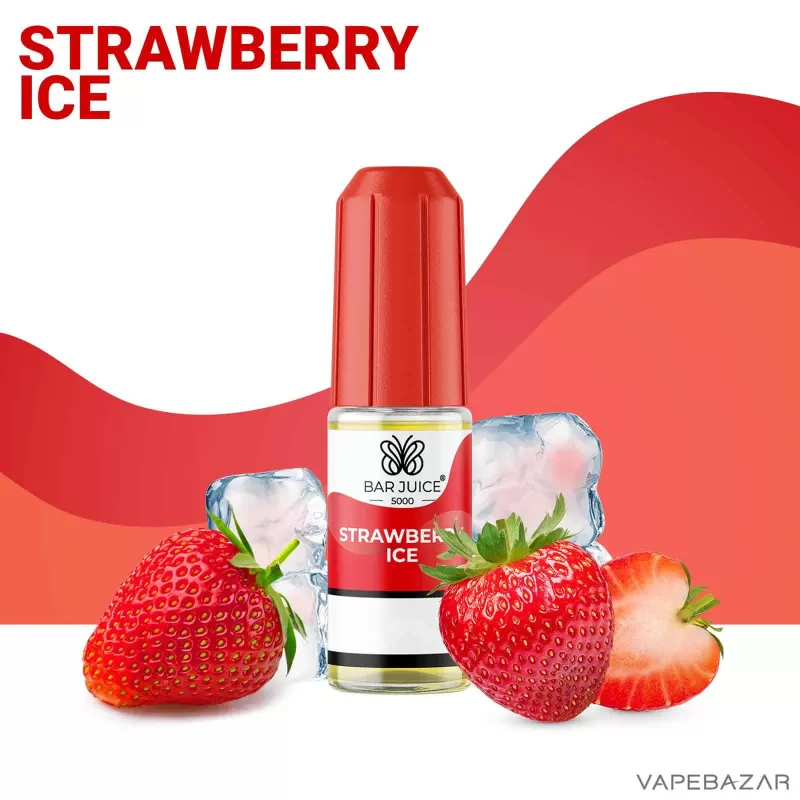 Bar Juice 5000 Nic Salt – Strawberry Ice - 10mg/ml, 20mg/ml; Propylenglykol, Glycerin