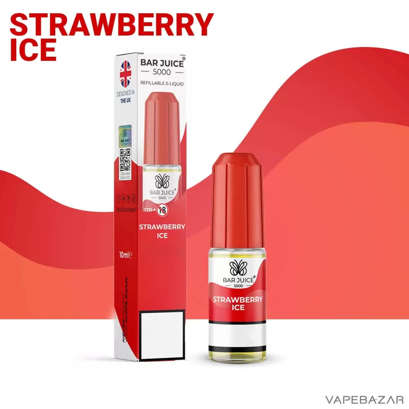 Bar Juice 5000 Nic Salt – Strawberry Ice - 10mg/ml, 20mg/ml; Propylenglykol, Glycerin - Image 2