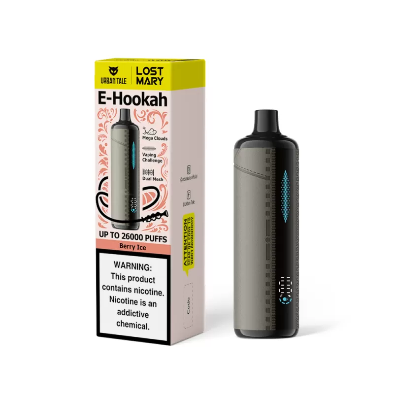 Urban Tale x Lost Mary E-Hookah Disposable Device - 26000 Puffs - Double Apple - Image 2