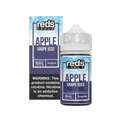 7 Daze – Grape Iced by Reds Apple 60mL - Vape Product, Vape Product