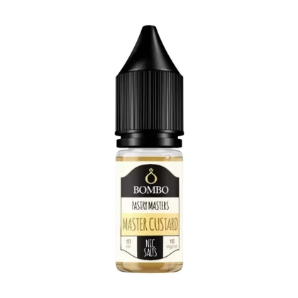 Bombo Master custard Nic Salt vape Juice - 10 Pack - Strength 20mg