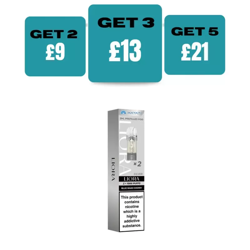 Hayati Liora Prefilled Pods - £4.99 or 2 for £9