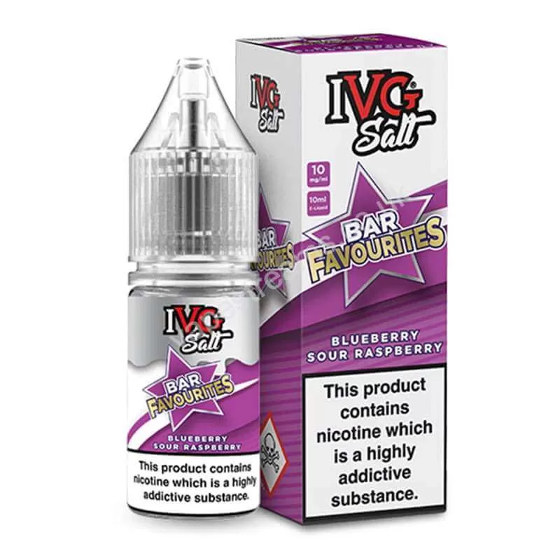Blueberry Sour Raspberry IVG Nic Salt e Liquid 10ml – TPD - Vapestorm Co
