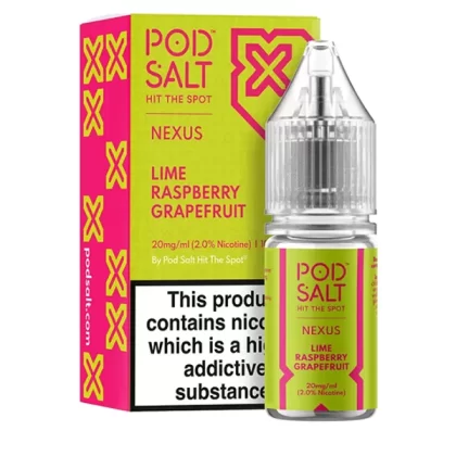 Lime Raspberry Grapefruit Nexus Pod Salt Nic Salt E-liquid - 10mg