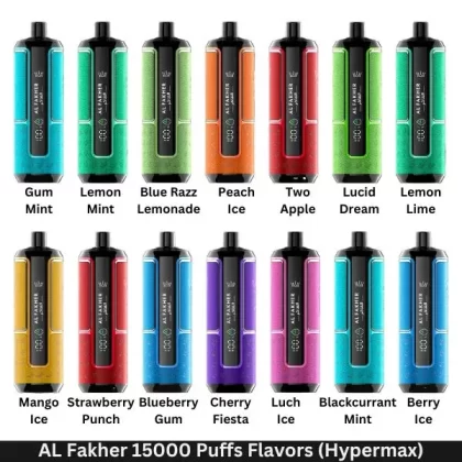 AL Fakher 15000 Puffs Flavors (Hypermax)