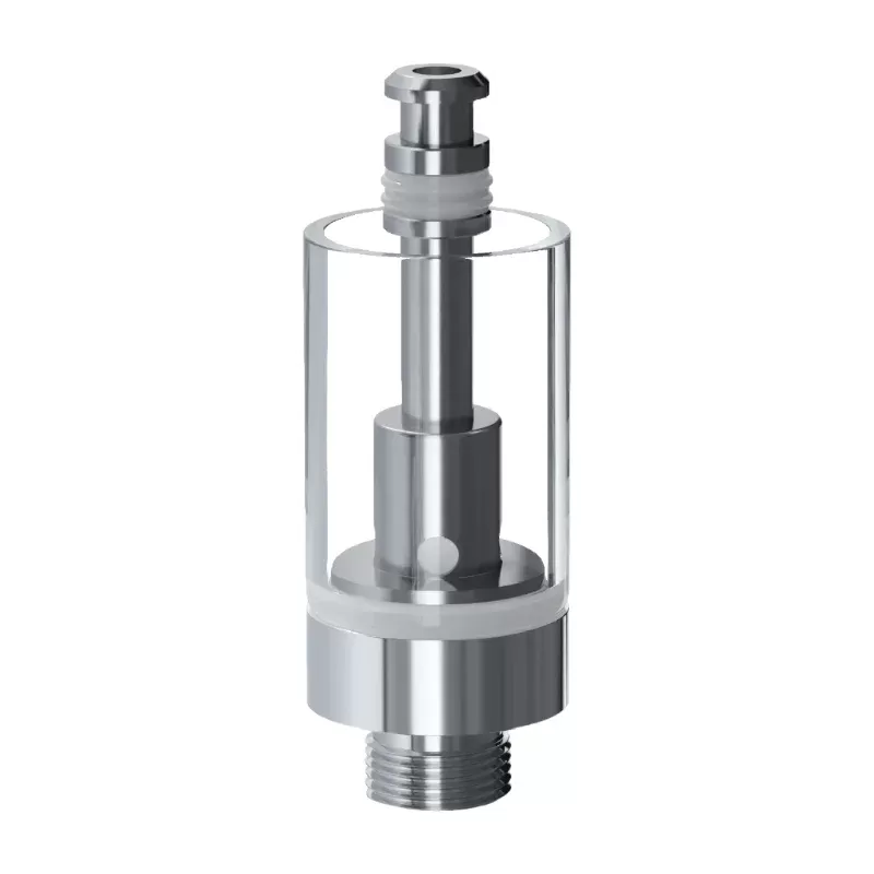 ACTIVE™ EZ Click XL Glass Plus Cartridge - Choose Price Tier#Single Unit (Less Than Box Qty)>Box of 100 (Bulk Discount Pricing)~Choose Mouthpiece#Ceramic Barrel - White>Plastic Barrel - Blac (C99CDC)