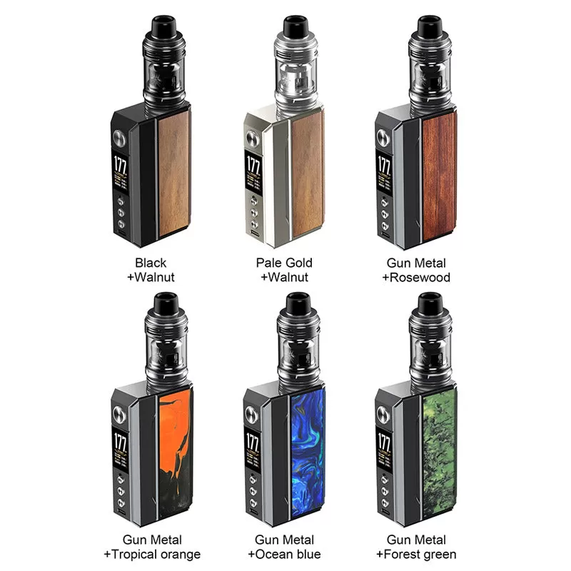 VOOPOO Drag 4 Box Mod Kit - Pale Gold+Walnut/Wood Series(Standard) - Image 2