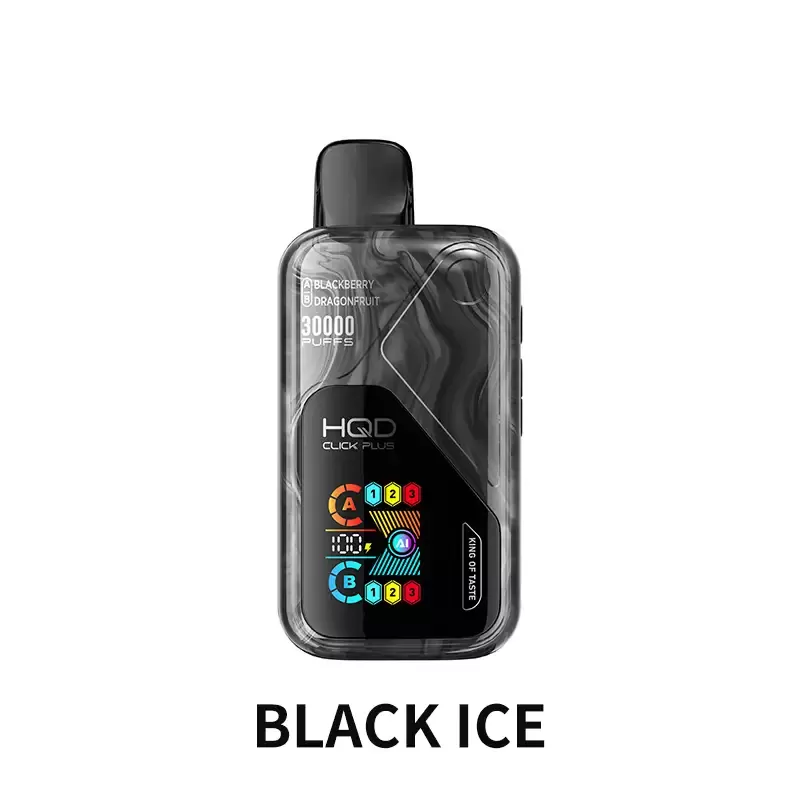 HQD Click Plus 30000 – Black Ice - Vape Store