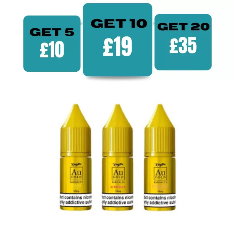 Kingston Au Gold Bar Salts 10ml E-liquids - Cherry Drops / 20mg