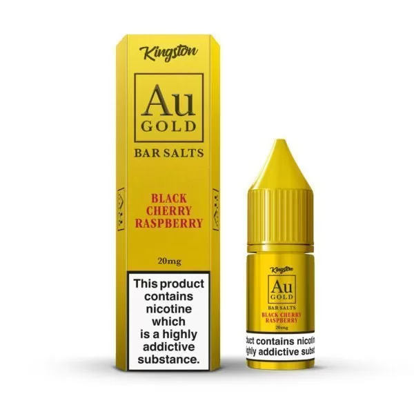 Kingston Au Gold Bar Salts 10ml E-liquids - Cherry Drops / 20mg - Image 3