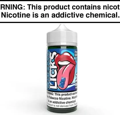 YUMMI BLUE RASPBERRY FROZTY BY JUICE ROLL UPZ LICKS 100ML - Vapejuice