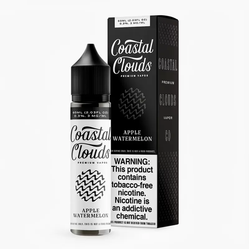 Apple Watermelon – Coastal Clouds 60mL Smooth Synthetic Nic