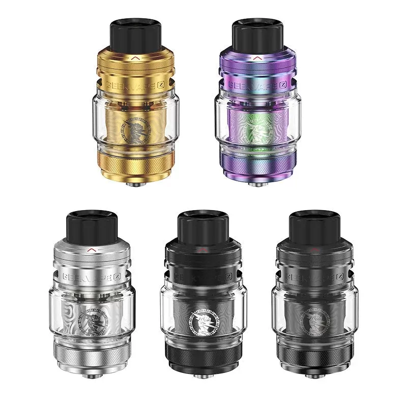Geekvape Z 5 Sub Ohm Tank - Cold Silver, Glossy Black (1A66D9)