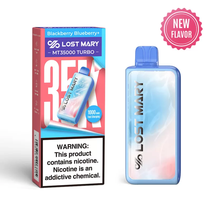 Made in Indonesia | Lost Mary MT35K Turbo Disposable - 35,000 Puffs - Classic Tobacco - Image 3