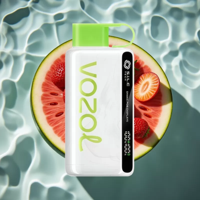 VOZOL STAR 9000/12000 Disposable Vape – Strawberry Watermelon, 650mAh, 30% Faster Charge, Recycled Plastic, Shake Display - Bangvapeaustralia