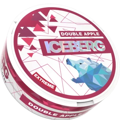 Iceberg Nicotine Pouches – Double Apple 35MG (5 Pack)