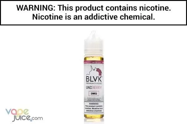 UNIBERRY BY BLVK UNICORN 60ML - Vapejuice