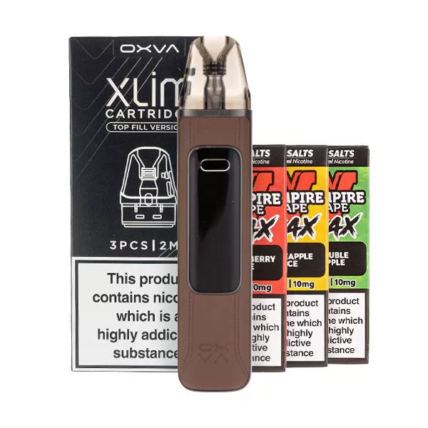 OXVA Xlim Pro 3 Pod Kit Bundle - Purple Silk / 1.2ohm - Image 2
