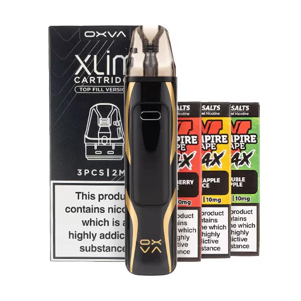 OXVA Xlim Pro 3 Pod Kit Bundle - Purple Silk / 1.2ohm - Image 3