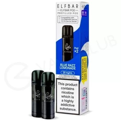 Blue Razz Lemonade Elf Bar 600 Prefilled Pods - Ecigpremium