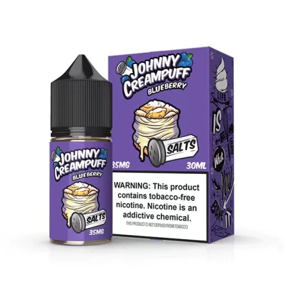 Sale $9.50 – Blueberry by Tinted Brew – Johnny Creampuff TFN Salts Series 30mL
