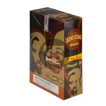 Zig Zag Wraps Premium Straight Up 25 Packs of 2