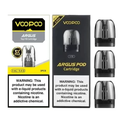 VOOPOO Argus Top Fill Pods - 0.4 ohm – 2mL, 0.4 ohm – 3mL