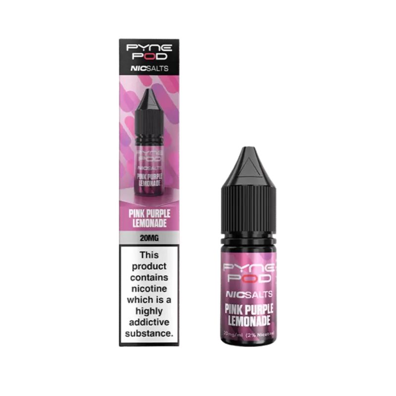 Pyne Pod Nic Salt Pink Purple Lemonade E-Liquid - 20mg