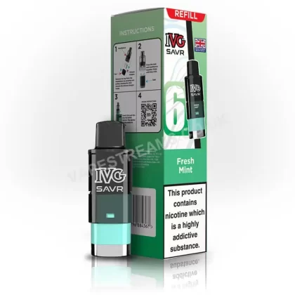 IVG SAVR Fresh Mint Prefilled Pod - Vapestreams Co