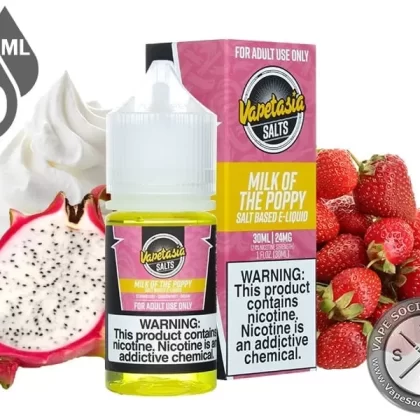 Milk of the Poppy Vapetasia Salt 30ml