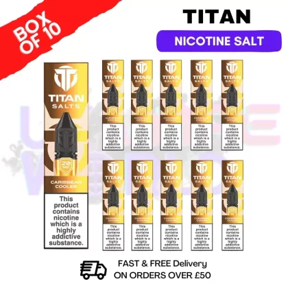 Caribbean Cooler Titan 10ml Nic Salt BOX OF 10