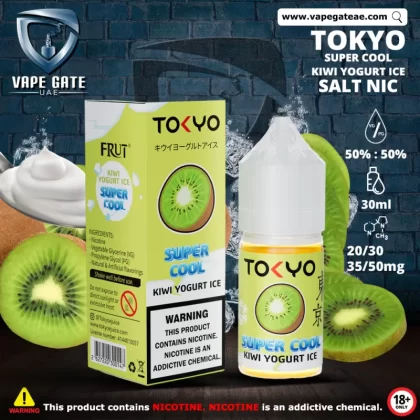 Tokyo Super Cool Kiwi Yogurt Ice Saltnic 30ml - 35 mg / 30 ml