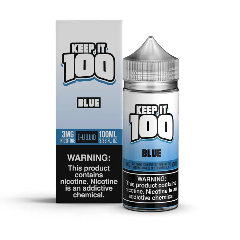 KEEP IT 100 - Blue - 100ML E-Liquid - 0MG